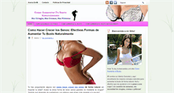 Desktop Screenshot of comoaumentarelbustonaturalmente.info
